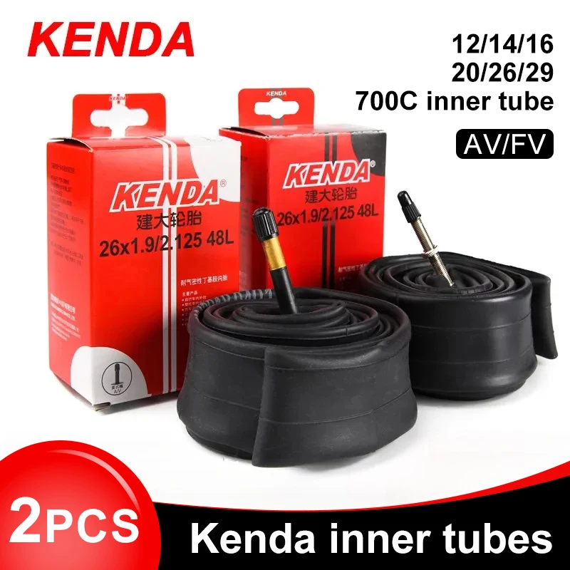 Inner Tube 700C - 2PCS KENDA จักรยานด้านใน 20/26/27.5/29/700c/23C Schrader Presta