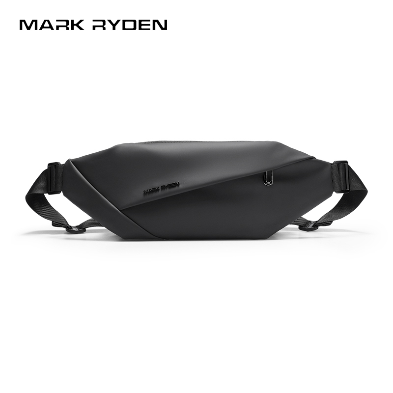 Waterproof Cycling Commute - MARK RYDEN กระเป๋าคาดเอวผู้ชายแบบสะพายข้างกันน้ำอ็อกซ์ฟอร์ดกระเป๋าคาดเอวหลายช่องกระเป๋าป้องกันการโจรกรรมแบบลำลองสำหรับการขี่จักรยาน
