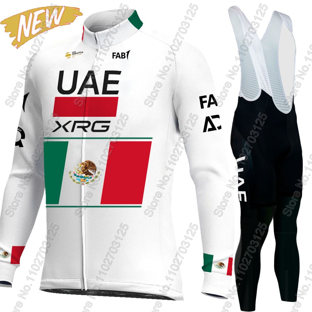 Cycling Commuter Pants - ชุดเสื้อเจอร์ซีย์ปั่นจักรยานทีม UAE ปี 2026 สำหรับผู้ชาย แขนยาว