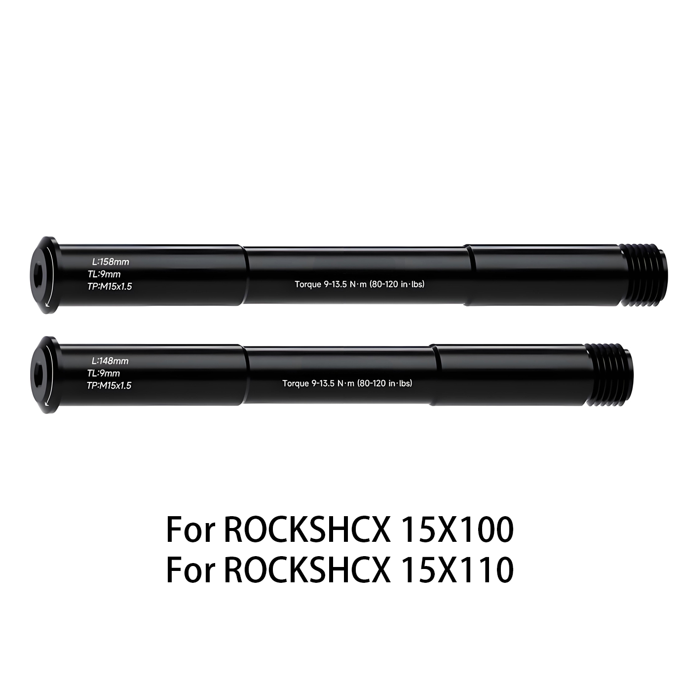 Dynamo Hub Front - แกนล้อหน้าจักรยานเสือภูเขาแบบ Thru Axle ขนาด 158 มม.