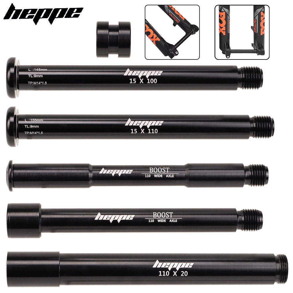Dynamo Hub Front - แกนล้อหน้าจักรยาน HEPPE ขนาด 15x100/110 20x110 สำหรับโช้คหน้า