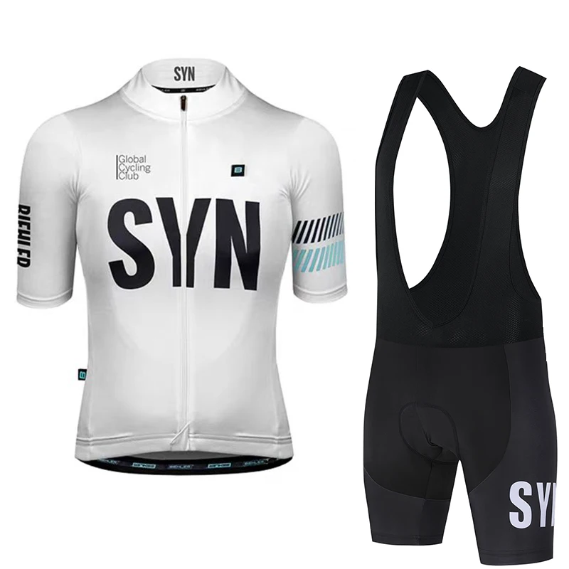 Cycling Commuter Pants - ชุดจักรยานผู้ชาย SYN สำหรับฤดูร้อน เสื้อปั่นจักรยานแบบสปอร์ต กางเกงปั่นจักรยานแบบมีสายรัดเอว ชุดปั่นจักรยาน