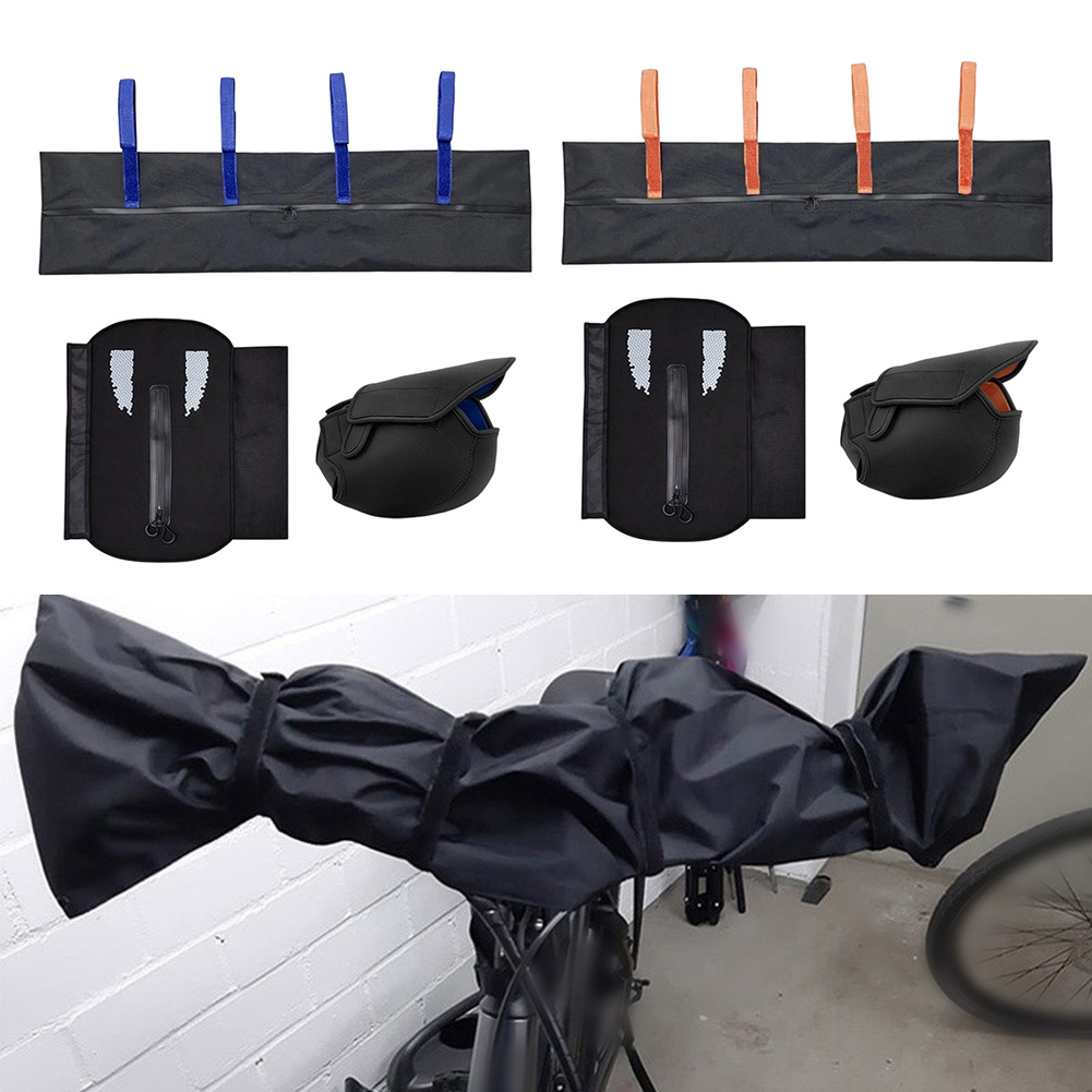 Waterproof Cycling Commute - ชุดคลุมจักรยานไฟฟ้าแบบสะท้อนแสงสำหรับมอเตอร์ แบตเตอรี่ แฮนด์จับ กันน้ำ กันฝุ่น อุปกรณ์ป้องกันสำหรับการปั่นจักรยาน