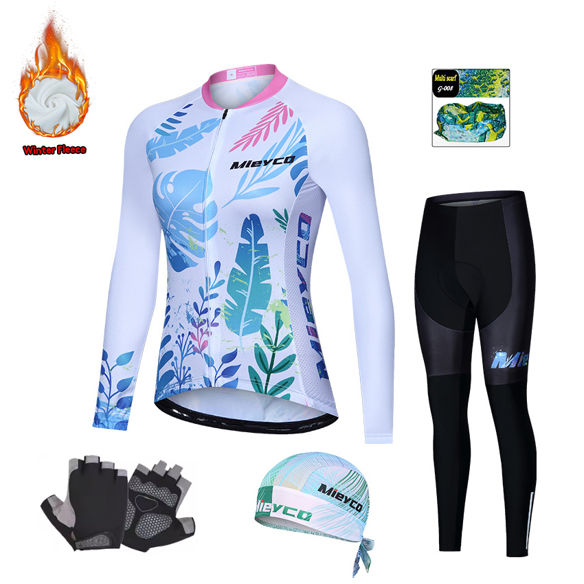 Cycling Commute Outfit - แผ่นรองอานเจลรุ่นอัพเกรด 20D, ชุดปั่นจักรยานแขนยาวบุด้วยผ้าฟลีซให้ความอบอุ่นสำหรับฤดูหนาว, ชุดเสื้อเจอร์ซีย์สำหรับปั่นจักรยาน, เหมาะสำหรับการเดินทางไปมหาวิทยาลัย