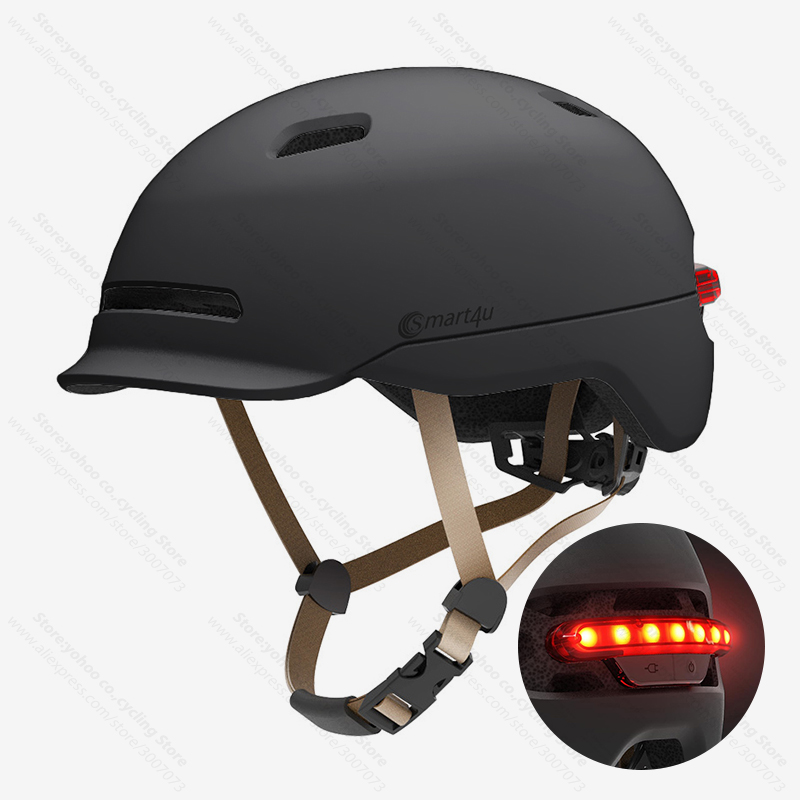 Cycling In City - Smart4u ขี่จักรยานหมวกไฟ Led แผนที่ไฟฟ้าจักรยานสำหรับชาย/ผู้หญิง City Urban
