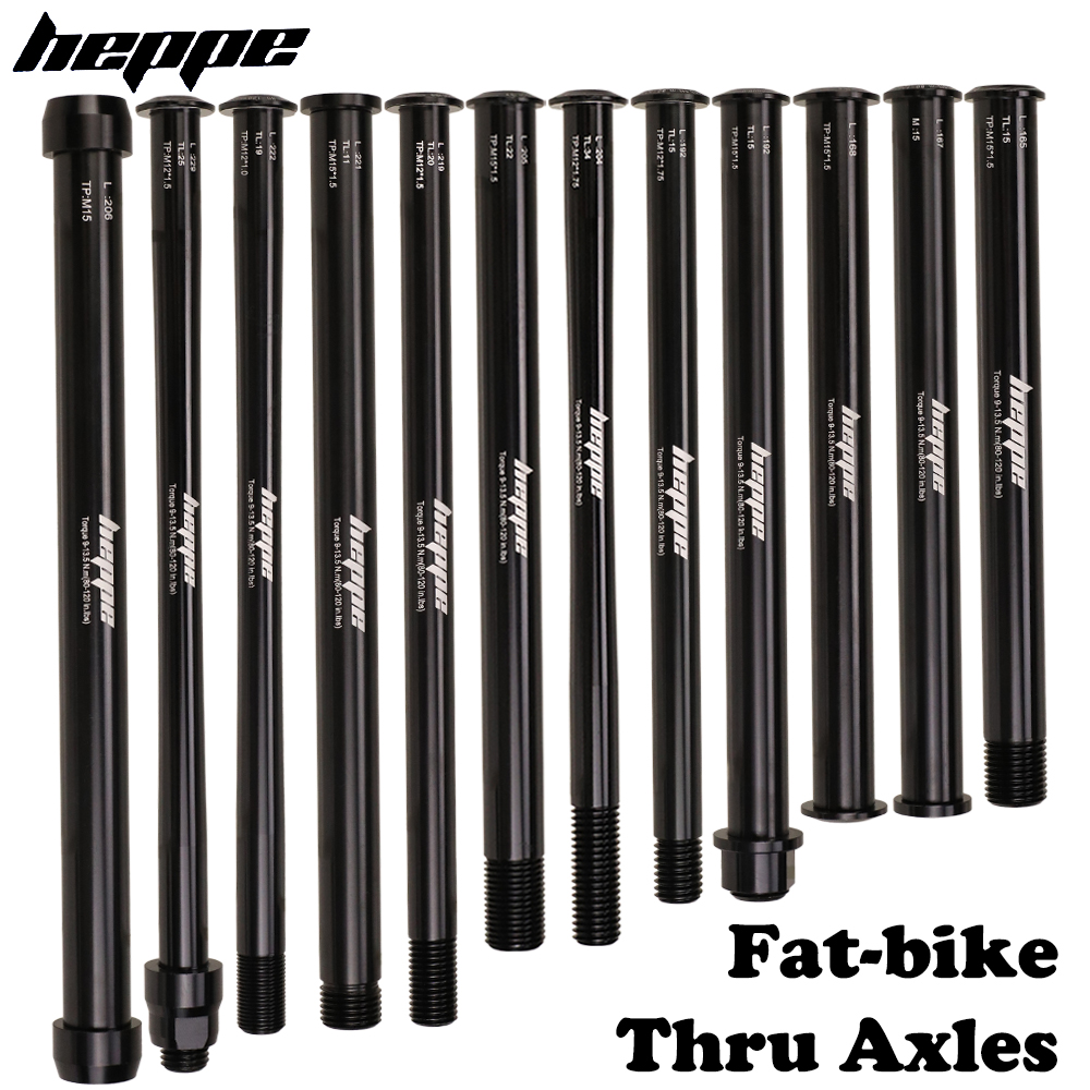 Dynamo Hub Front - แกนล้อจักรยานเสือภูเขา HEPPE สำหรับยางใหญ่ แกนล้อจักรยานแบบ Thru Axle