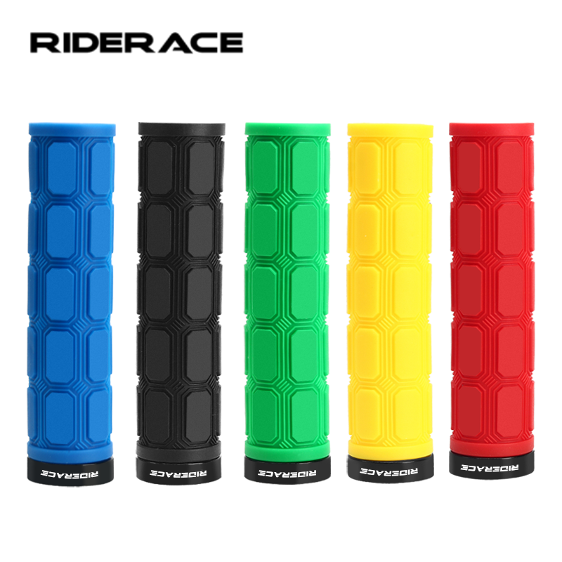 Commuter Bike Lock - ปลอกแฮนด์จักรยาน RIDERACE ยางกันกระแทก กันลื่น ออกแบบตามหลักสรีรศาสตร์ สำหรับจักรยานเสือภูเขา