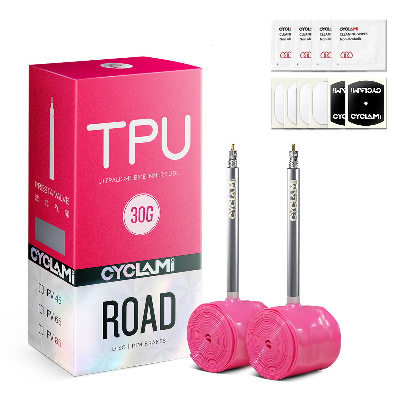 ยางในจักรยาน CYCLAMI 2 ชิ้น พร - Inner Tube 700C บทวิจารณ์และราคา