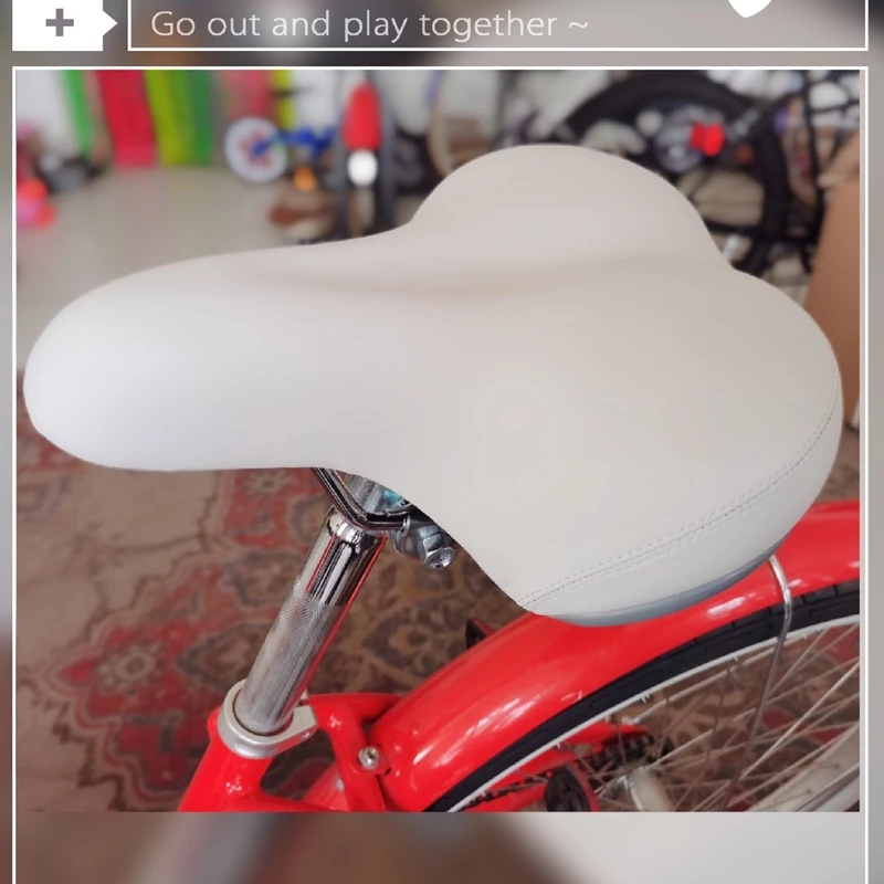 อานจักรยานสีขาวพร้อมสปริงสำหรั - Cycling In City บทวิจารณ์และราคา