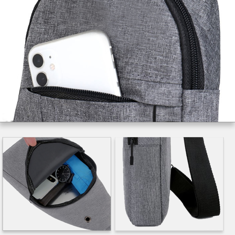 กระเป๋าคาดลำตัวแบบใหม่  กระเป๋ - Cycling Commuter Bag บทวิจารณ์และราคา