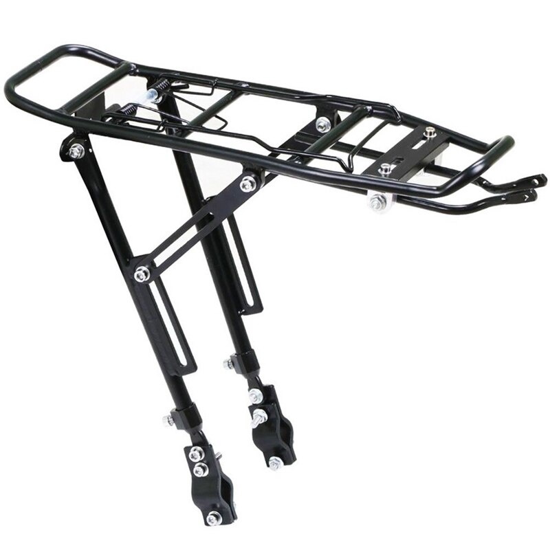 1PC Alloy ด้านหลังจักรยาน Rack - Cycling Commuter Bag บทวิจารณ์และราคา
