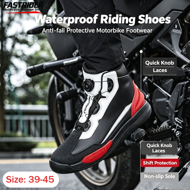 รองเท้าปั่นจักรยานผู้ชาย หนังก - Waterproof Cycling Commute บทวิจารณ์และราคา