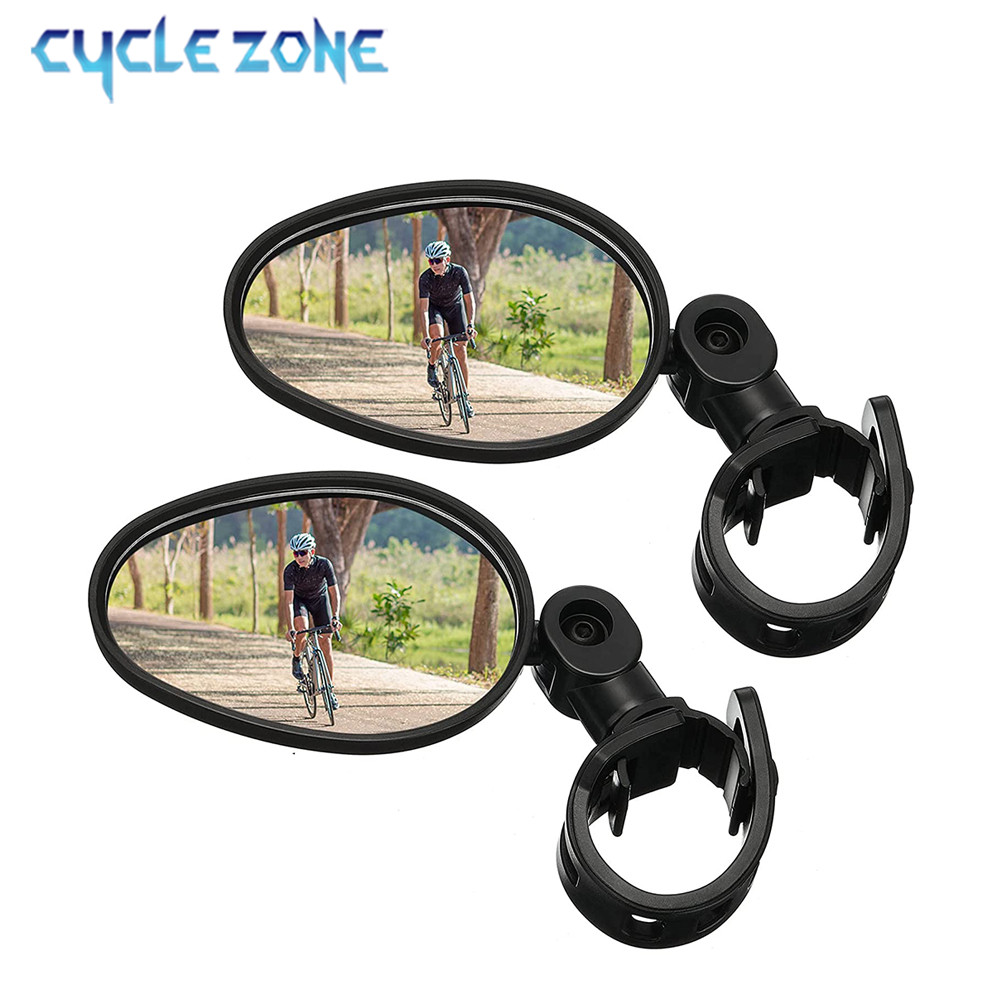 1/2PCS กระจกมองหลังจักรยาน 360 - Cycling Zones บทวิจารณ์และราคา